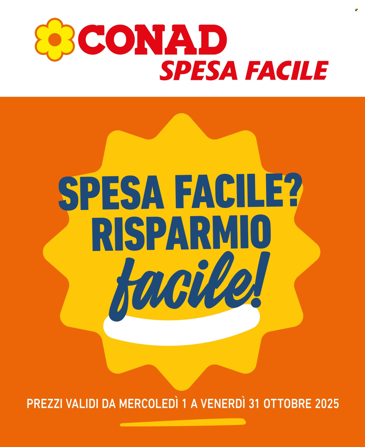 Volantino Conad City - 1/10/2025 - 31/10/2025. Pagina 1