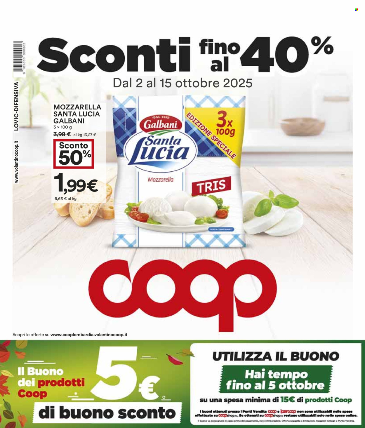 Volantino Coop - 2/10/2025 - 15/10/2025. Pagina 1