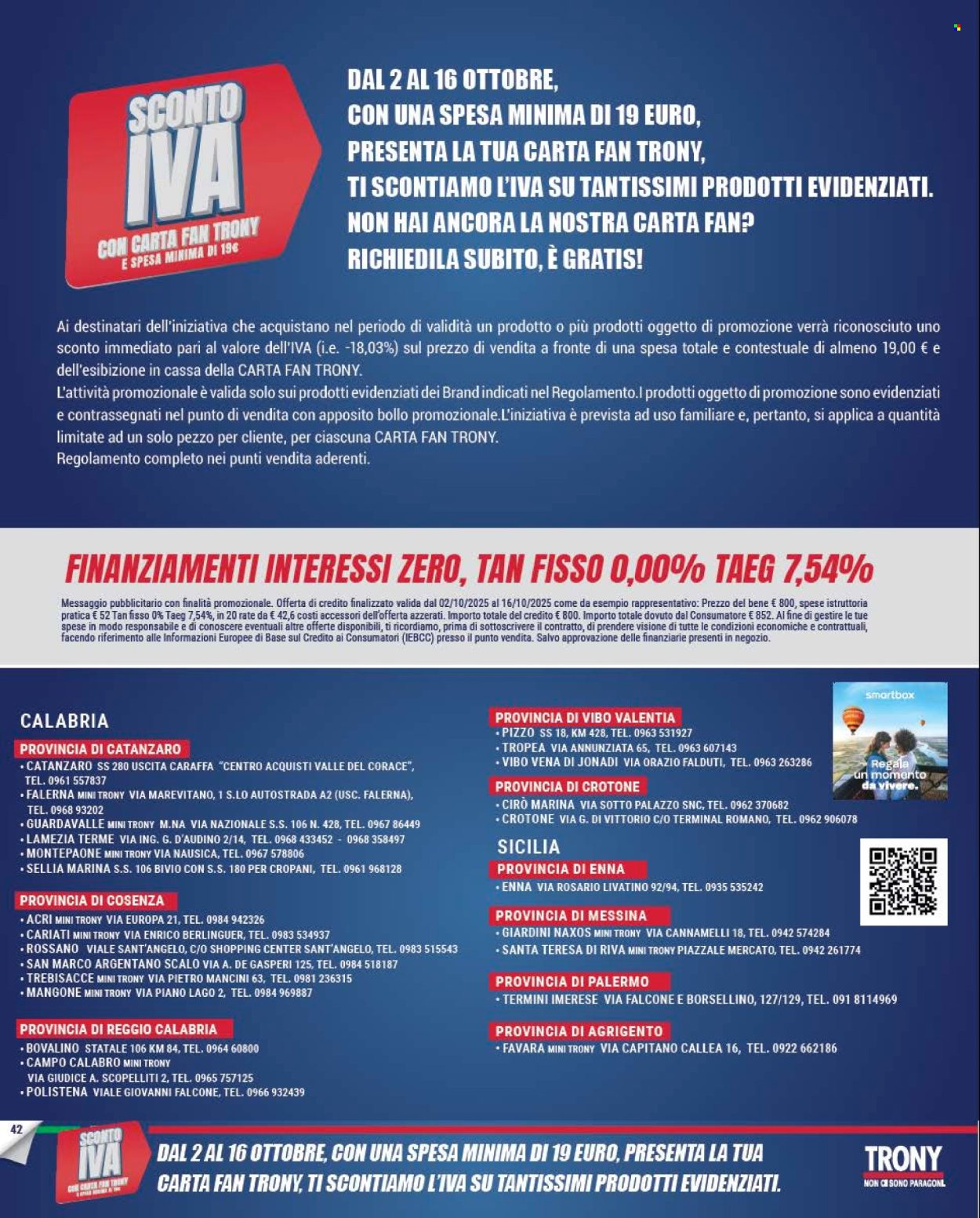 Volantino Trony - 2/10/2025 - 16/10/2025. Pagina 42