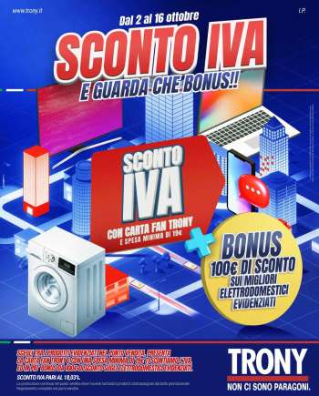 Volantino Trony - 2/10/2025 - 16/10/2025.