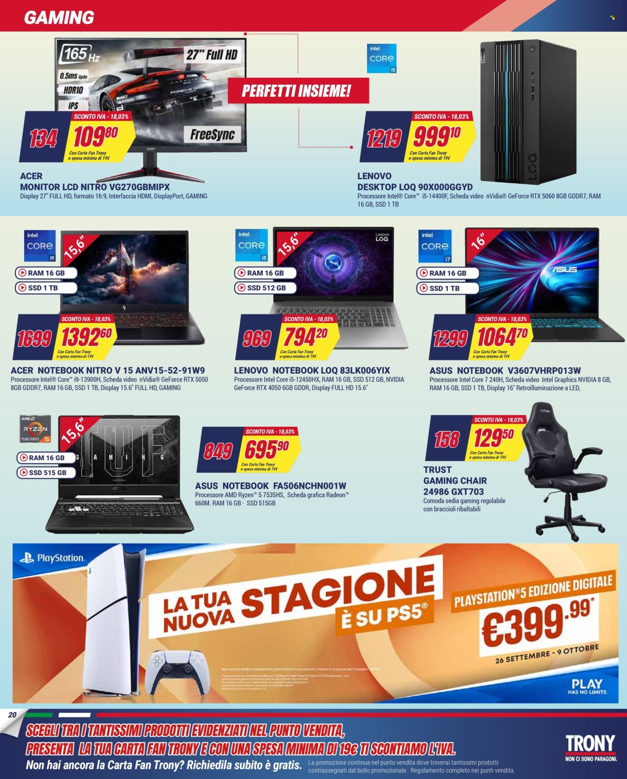 Volantino Trony - 2/10/2025 - 16/10/2025. Pagina 20