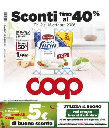 Volantino Coop - 2/10/2025 - 15/10/2025.