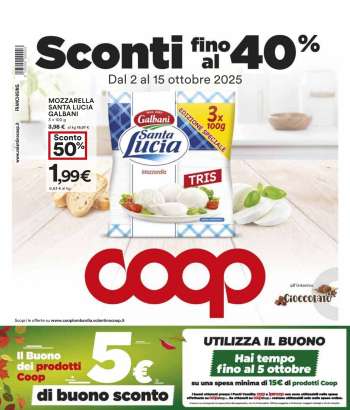 Volantino Coop - 2/10/2025 - 15/10/2025.