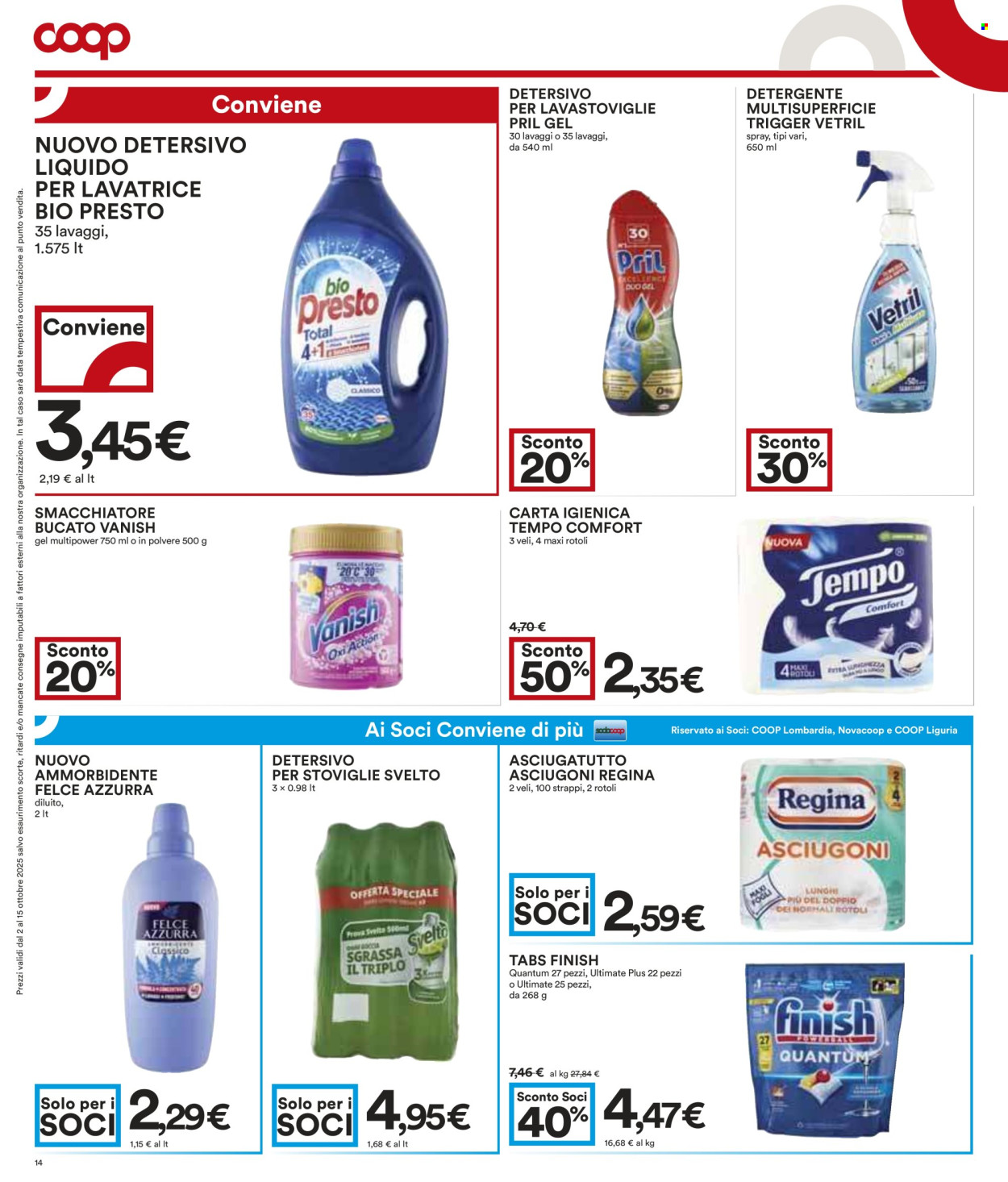 Volantino Coop - 2/10/2025 - 15/10/2025. Pagina 14