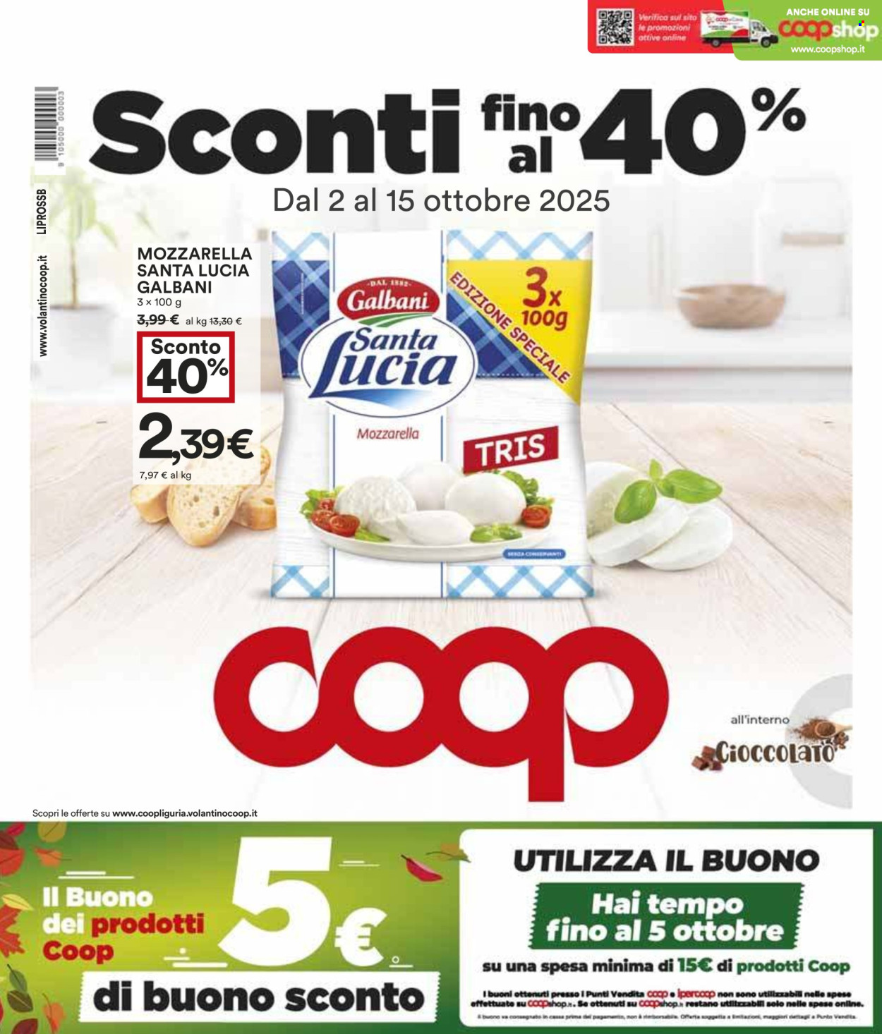 Volantino Coop - 2/10/2025 - 15/10/2025. Pagina 1