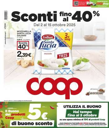 Volantino Coop - 2/10/2025 - 15/10/2025.
