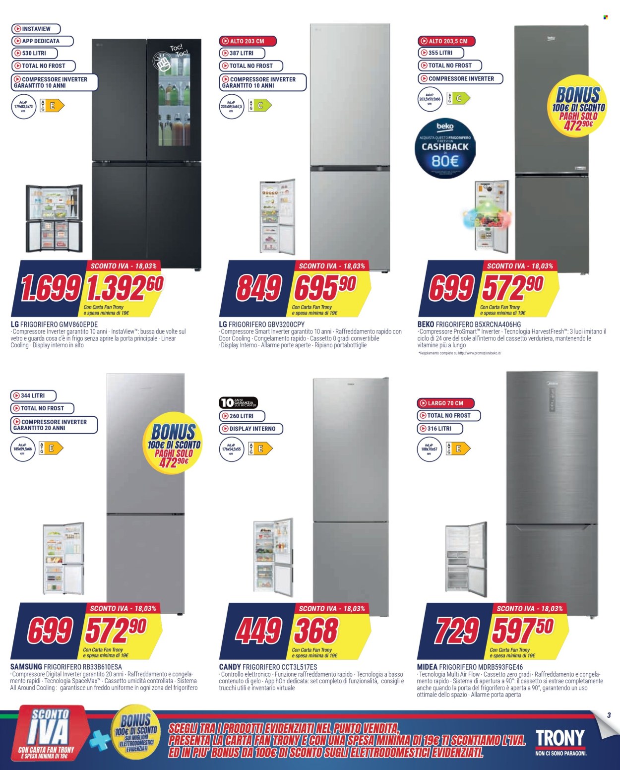 Volantino Trony - 2/10/2025 - 16/10/2025. Pagina 3
