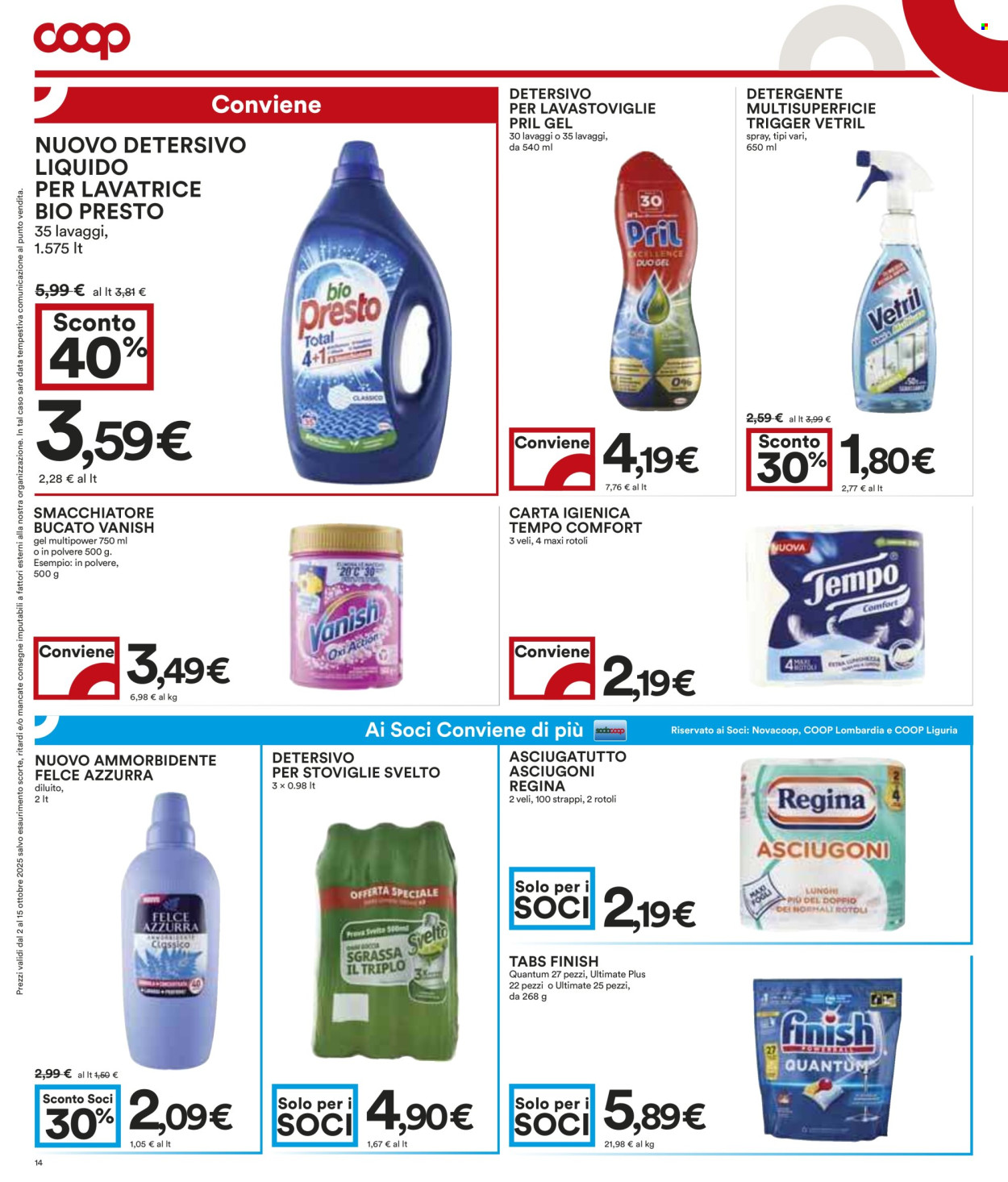 Volantino Coop - 2/10/2025 - 15/10/2025. Pagina 14