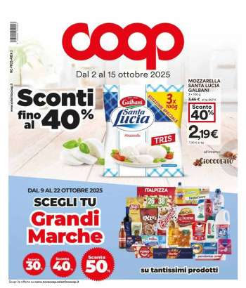 Volantino Coop - 2/10/2025 - 15/10/2025.