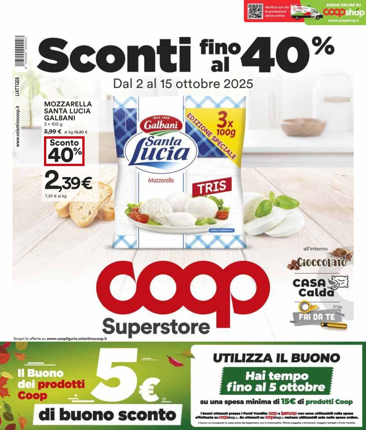 Volantino Coop - 2/10/2025 - 15/10/2025. Pagina 1