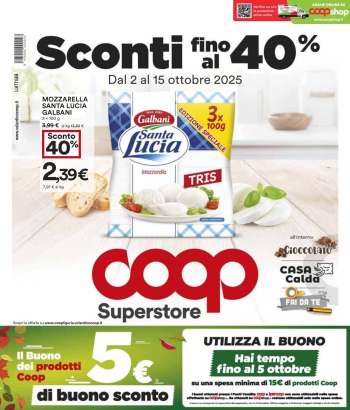 Volantino Coop - 2/10/2025 - 15/10/2025.
