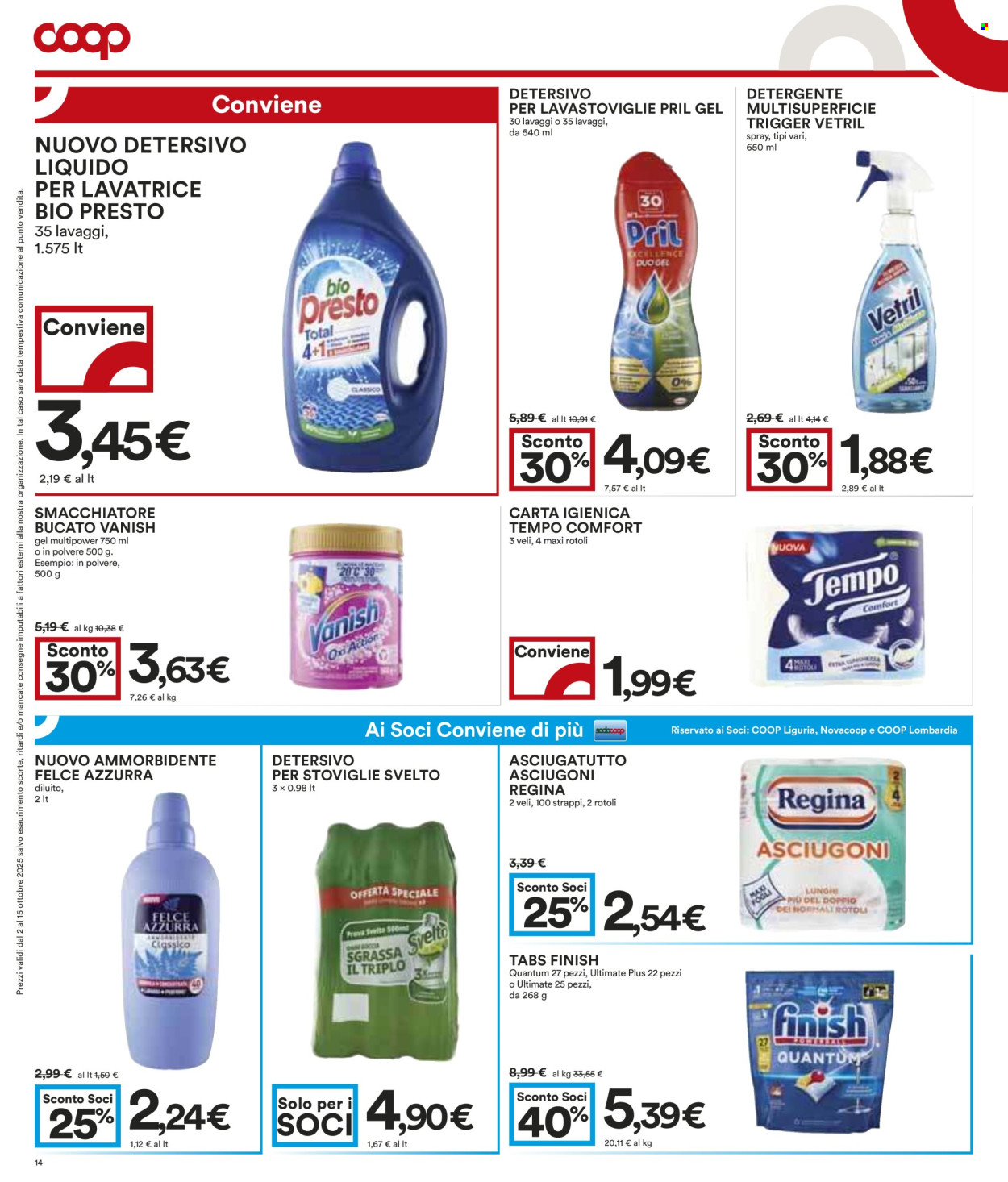 Volantino Coop - 2/10/2025 - 15/10/2025. Pagina 14