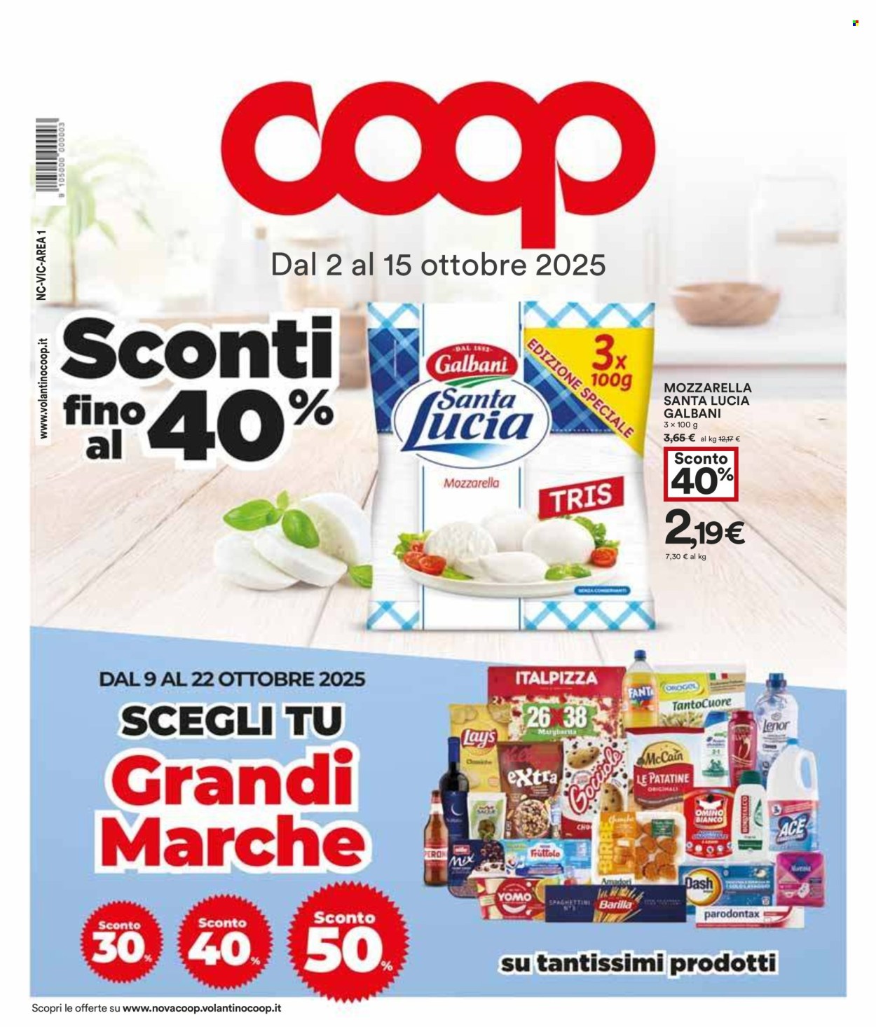 Volantino Coop - 2/10/2025 - 15/10/2025. Pagina 1