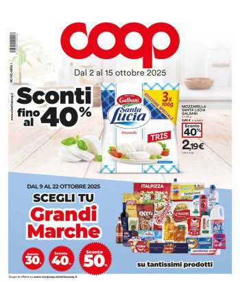 Volantino Coop - 2/10/2025 - 15/10/2025.