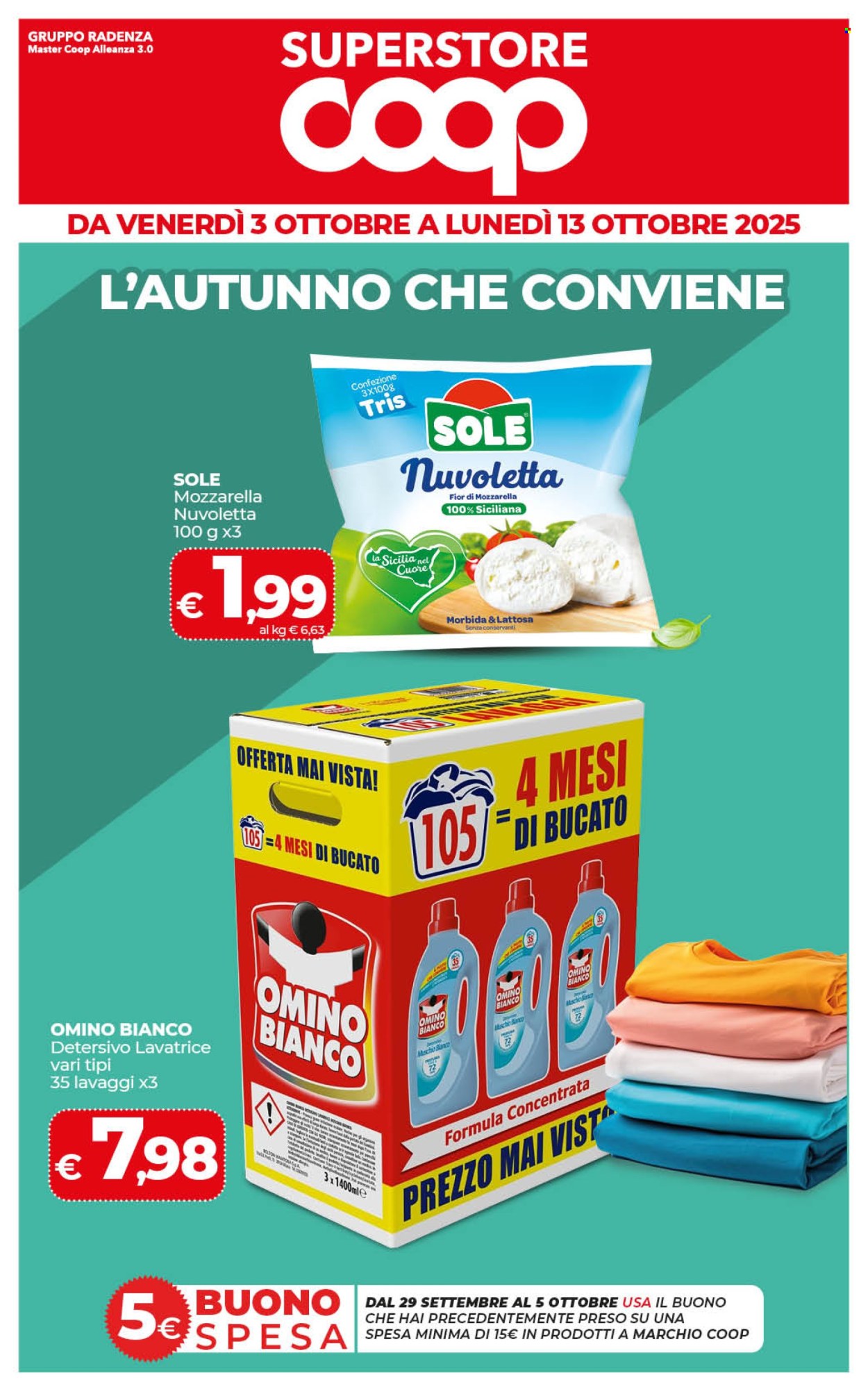 Volantino Coop - 3/10/2025 - 13/10/2025. Pagina 1