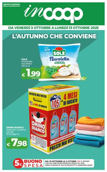 Volantino Coop - 3/10/2025 - 13/10/2025.