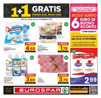 Volantino Eurospar - 2/10/2025 - 9/10/2025.
