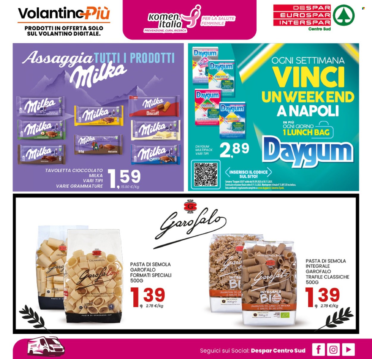 Volantino Eurospar - 2/10/2025 - 9/10/2025. Pagina 25