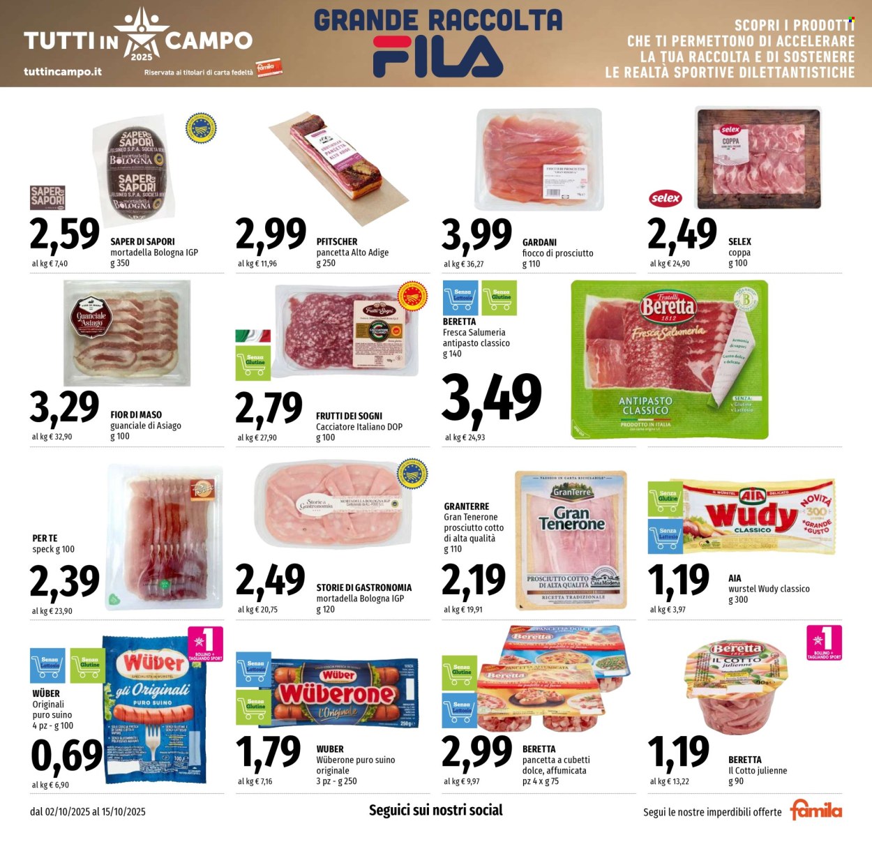 Volantino Famila - 2/10/2025 - 15/10/2025. Pagina 7