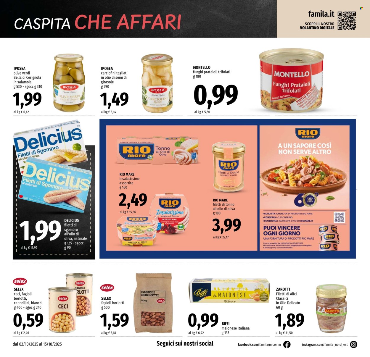 Volantino Famila - 2/10/2025 - 15/10/2025. Pagina 12