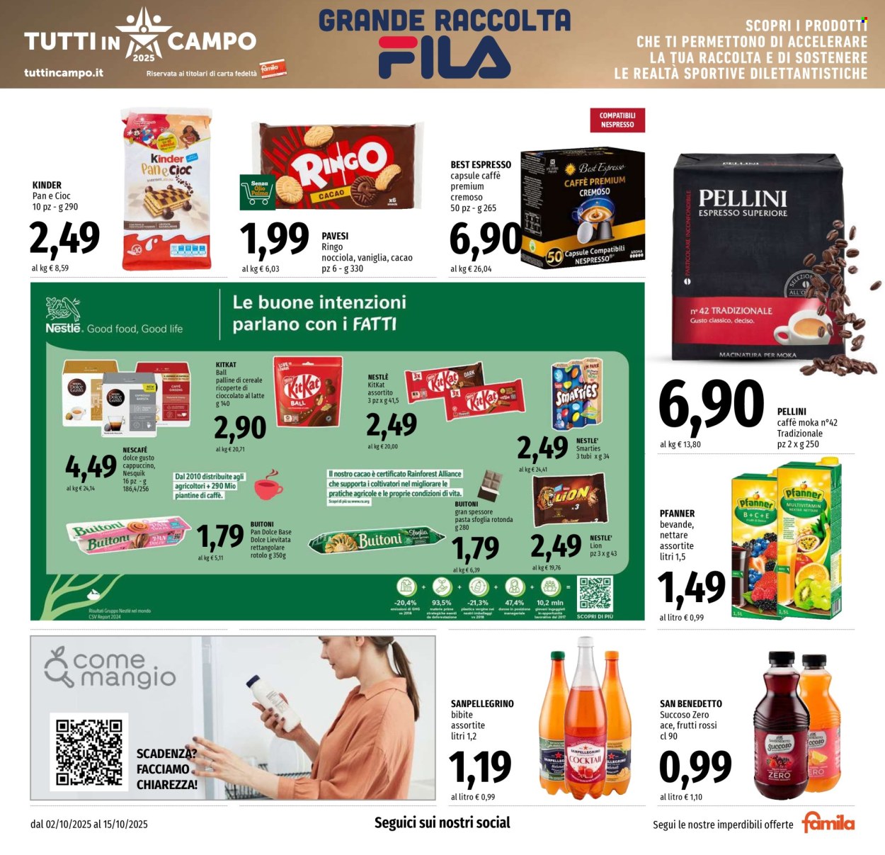 Volantino Famila - 2/10/2025 - 15/10/2025. Pagina 15