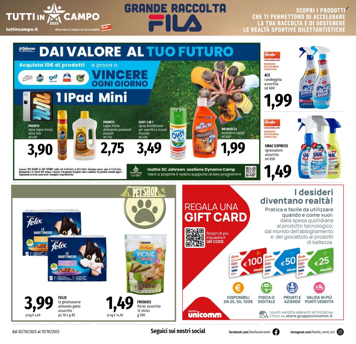 Volantino Famila - 2/10/2025 - 15/10/2025. Pagina 18