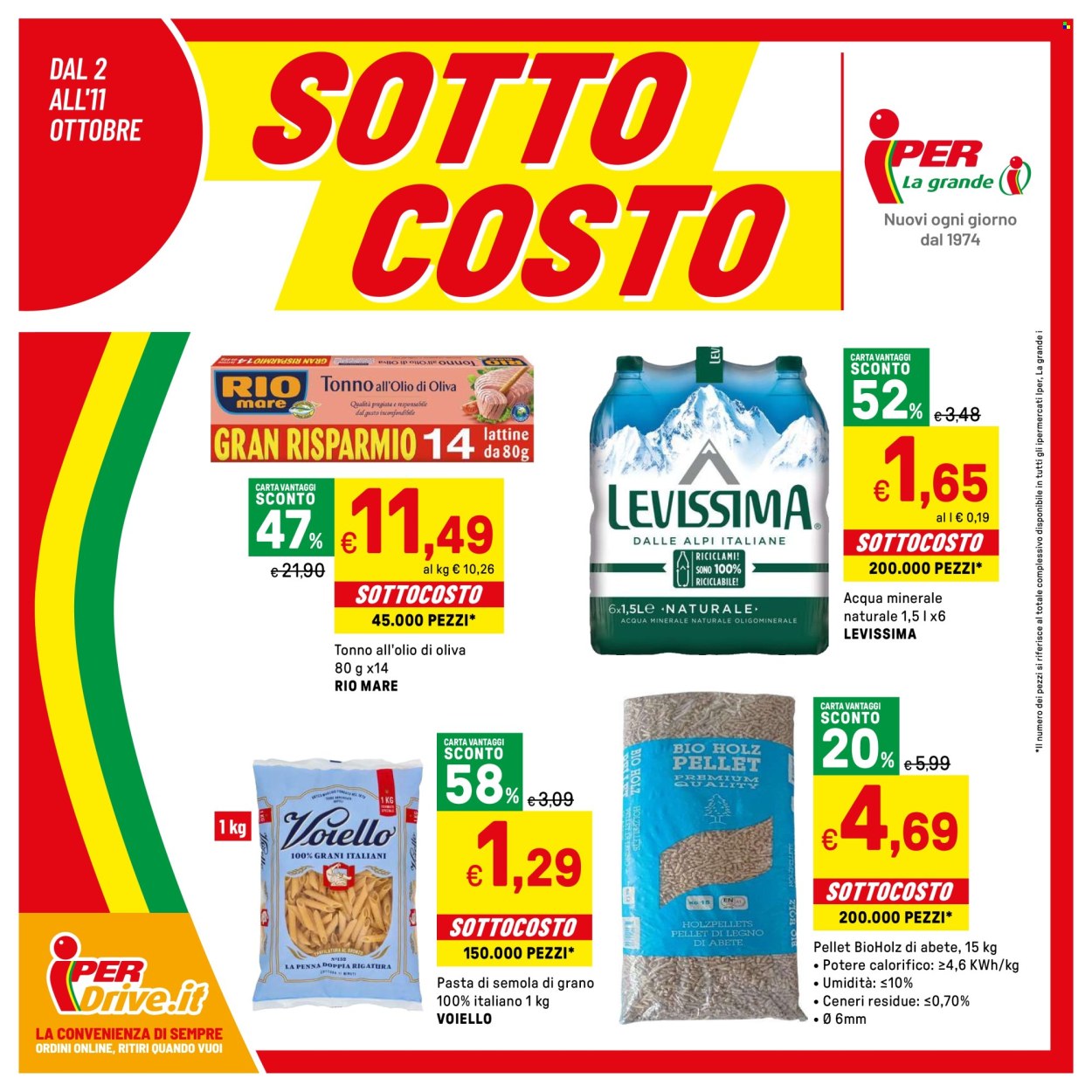 Volantino Iper, La grande i - 2/10/2025 - 11/10/2025. Pagina 1