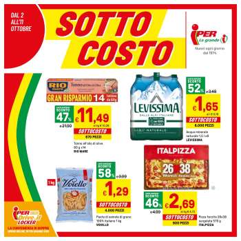 Volantino Iper, La grande i - 2/10/2025 - 11/10/2025.