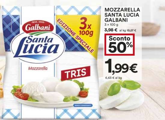 MOZZARELLA SANTA LUCIA GALBANI