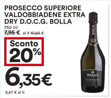 Prosecco Superiore Valdobbiadene Extra Dry D.O.C.G. Bolla