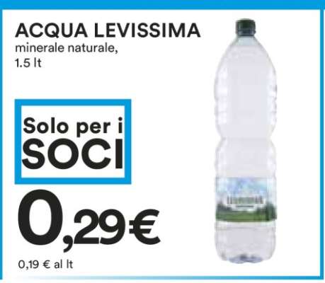 ACQUA LEVISSIMA