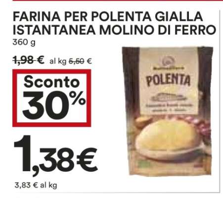 FARINA PER POLENTA GIALLA ISTANTANEA MOLINO DI FERRO