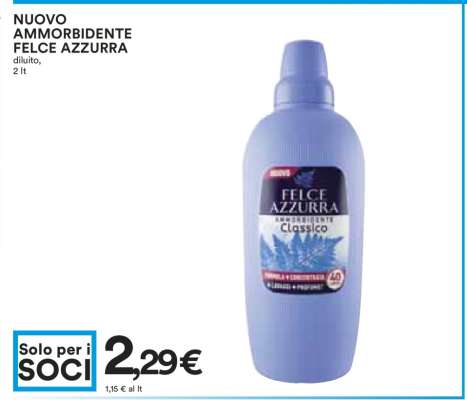 NUOVO AMMORBIDENTE FELCE AZZURRA