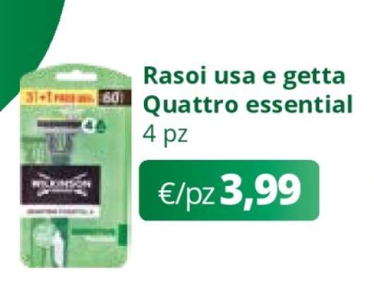 Rasoi usa e getta Quattro essential
