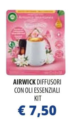 AIRWICK DIFFUSORI CON OLI ESSENZIALI KIT