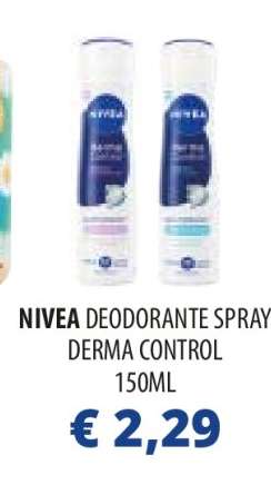 NIVEA DEODORANTE SPRAY DERMA CONTROL