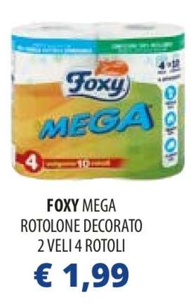 FOXY MEGA ROTOLONE DECORATO