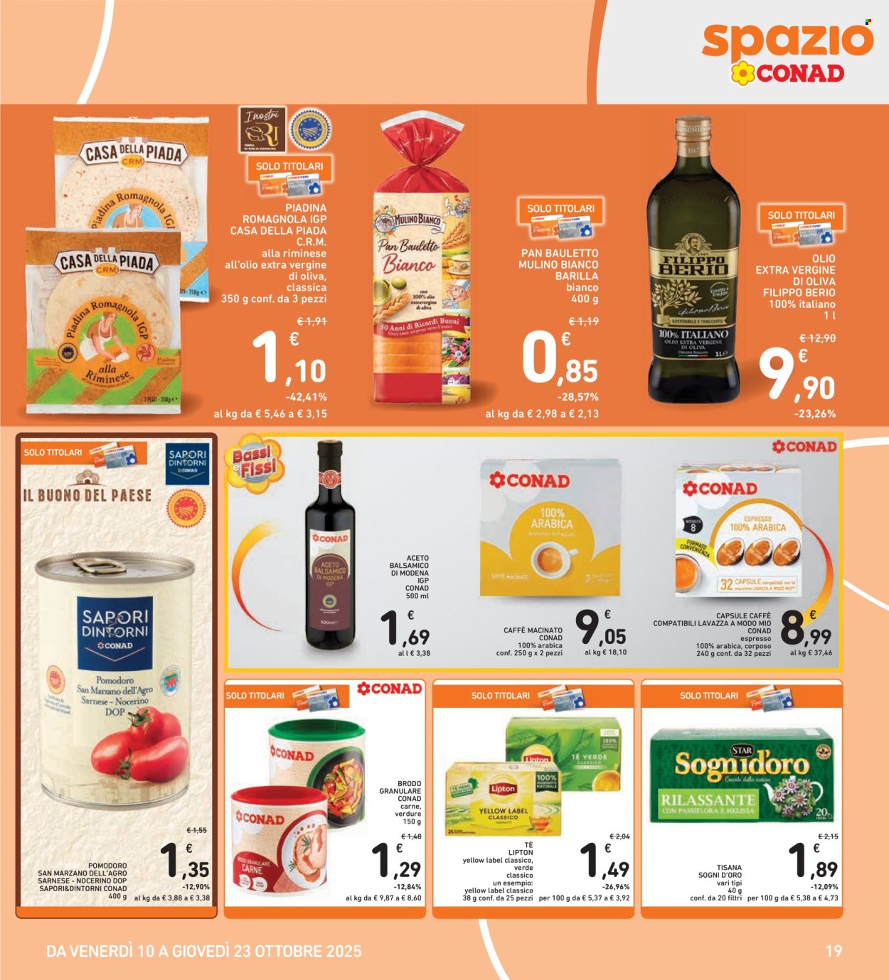 Volantino Conad - 10/10/2025 - 23/10/2025. Pagina 19
