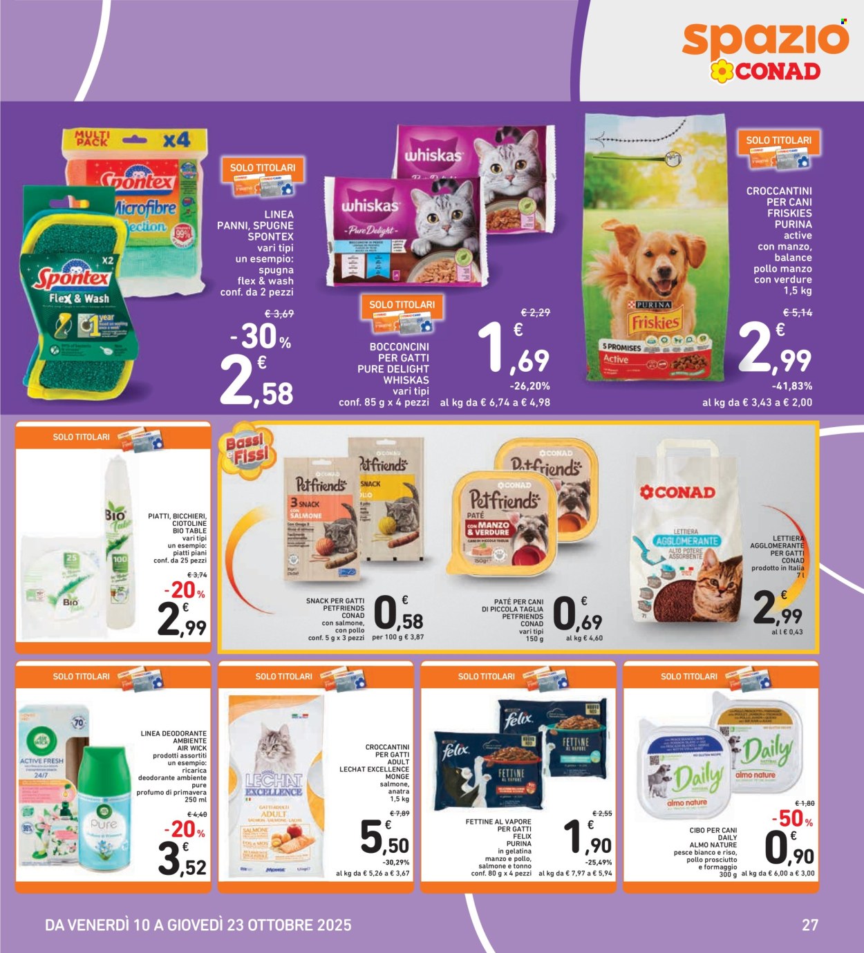 Volantino Conad - 10/10/2025 - 23/10/2025. Pagina 27