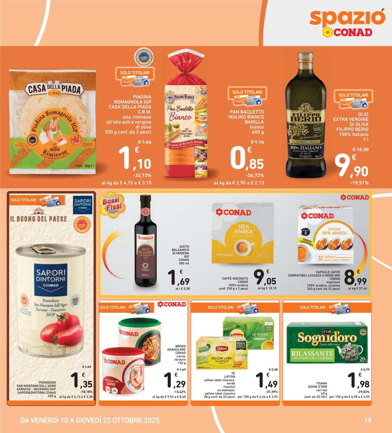 Volantino Conad - 10/10/2025 - 23/10/2025. Pagina 19