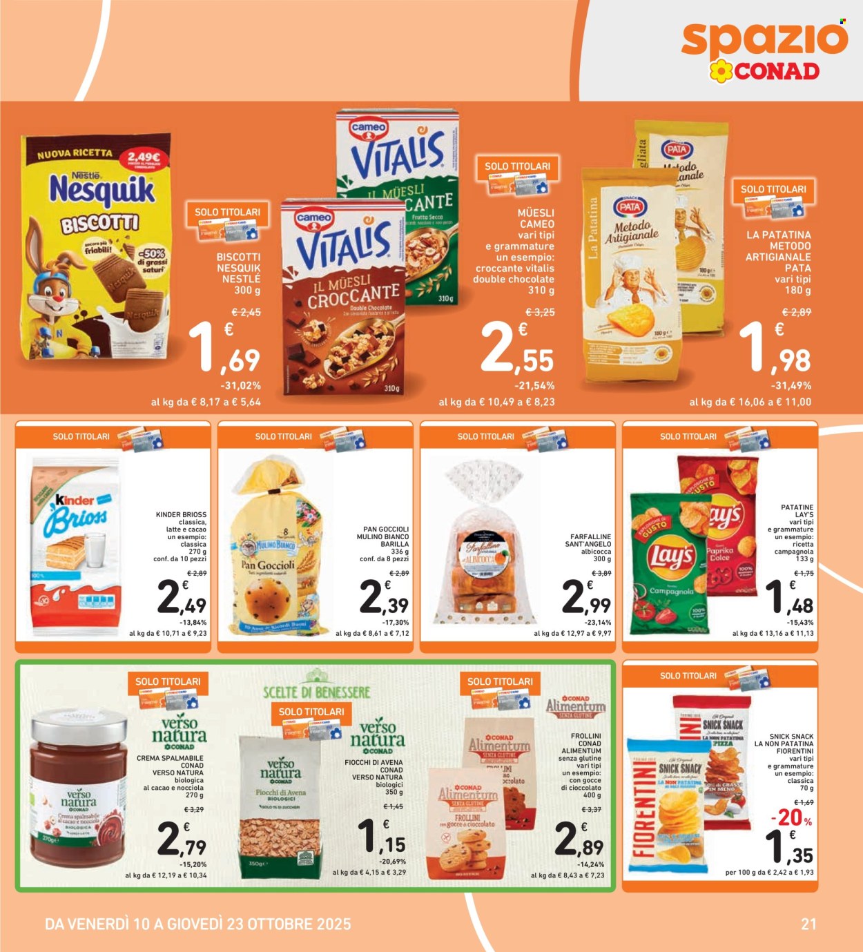 Volantino Conad - 10/10/2025 - 23/10/2025. Pagina 21
