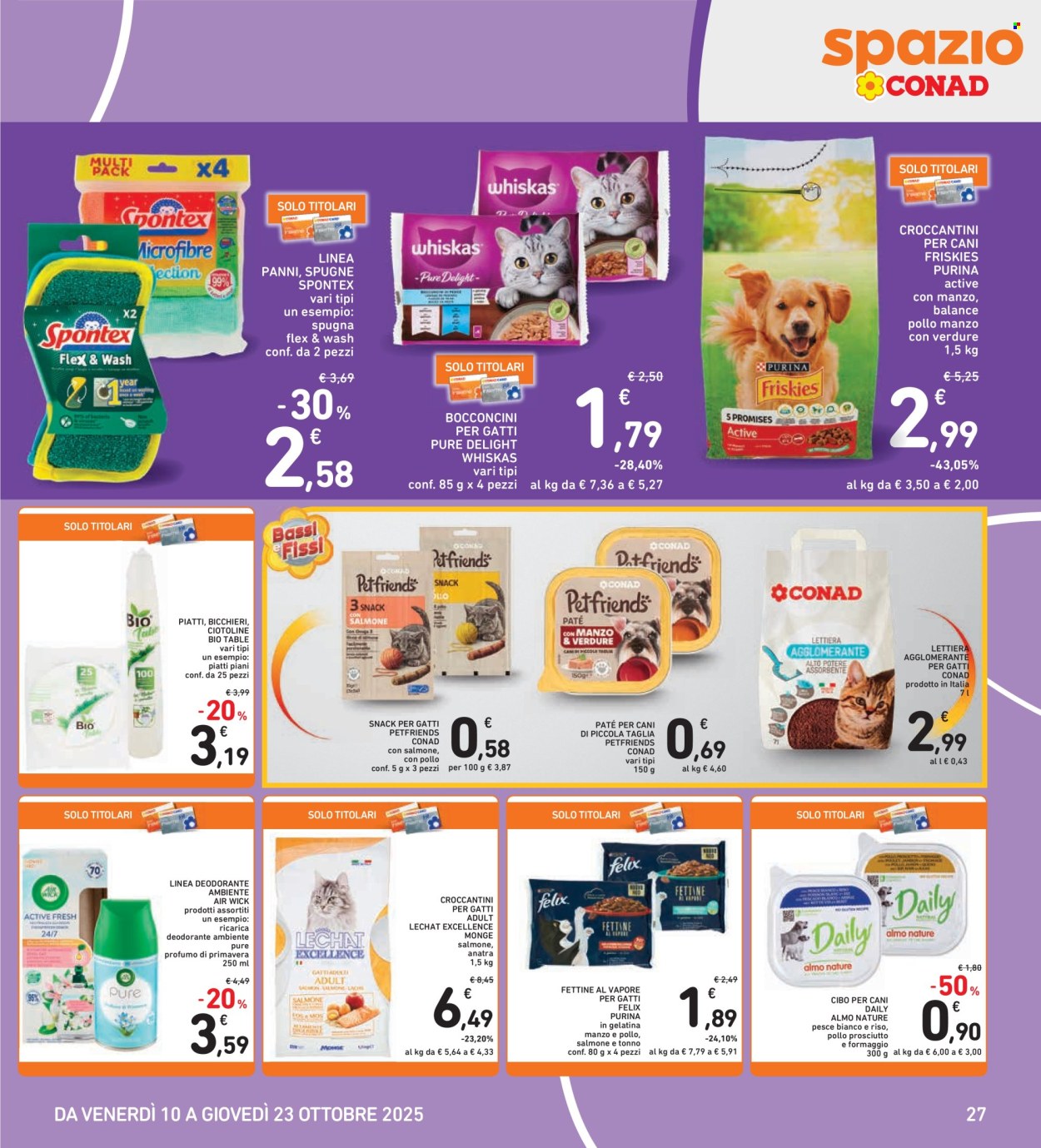 Volantino Conad - 10/10/2025 - 23/10/2025. Pagina 27