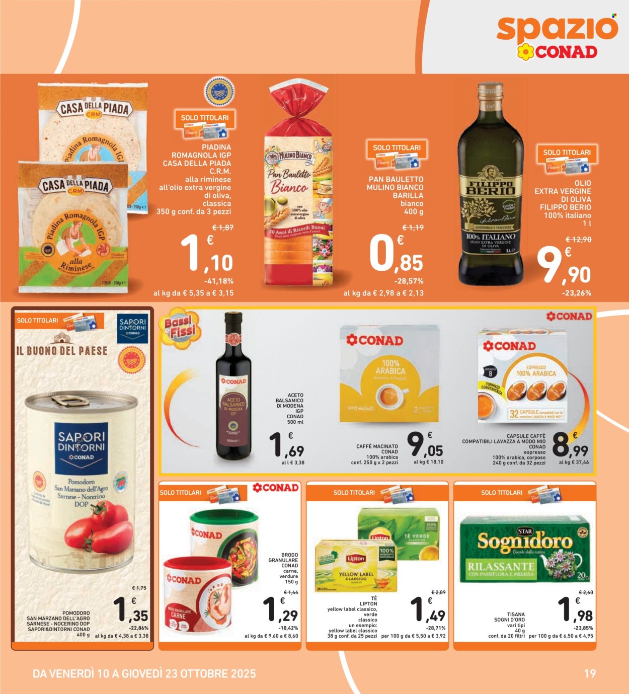 Volantino Conad - 10/10/2025 - 23/10/2025. Pagina 19