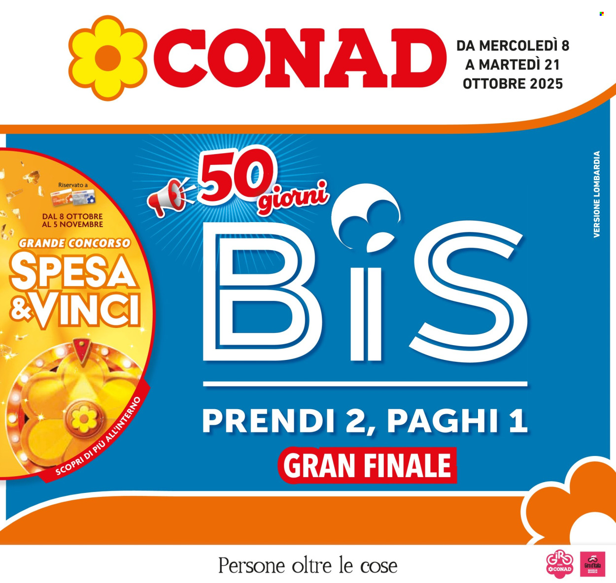 Volantino Conad - 8/10/2025 - 21/10/2025. Pagina 1