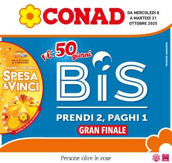 Volantino Conad - 8/10/2025 - 21/10/2025.