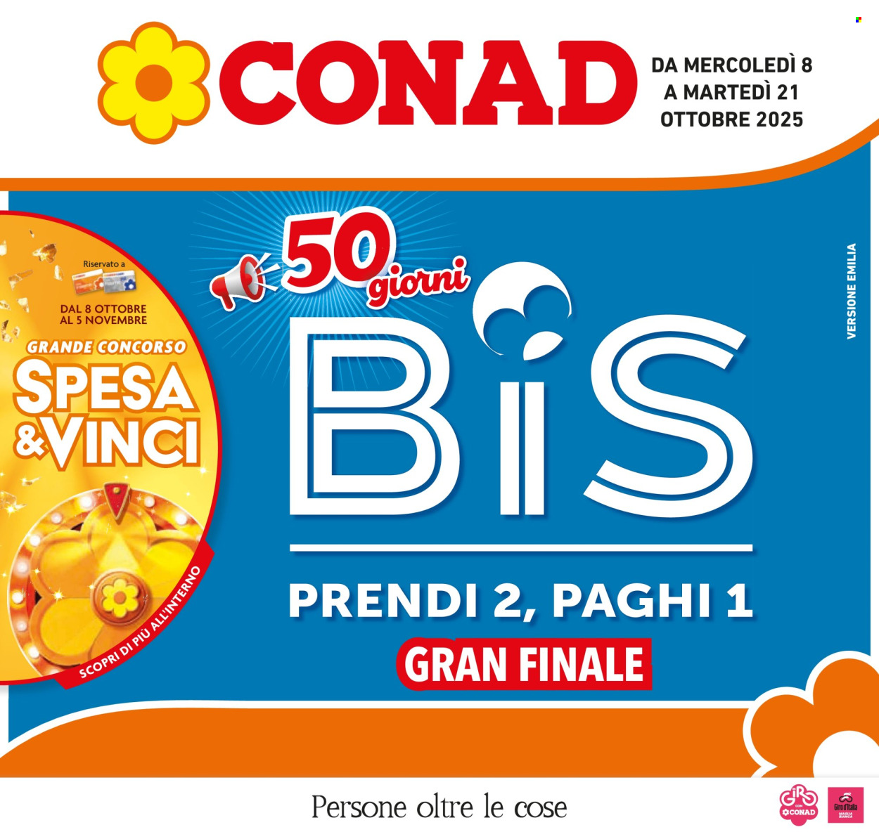 Volantino Conad - 8/10/2025 - 21/10/2025. Pagina 1