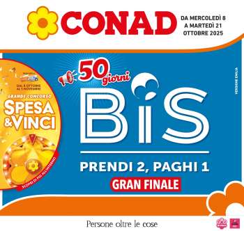 Volantino Conad - 8/10/2025 - 21/10/2025.
