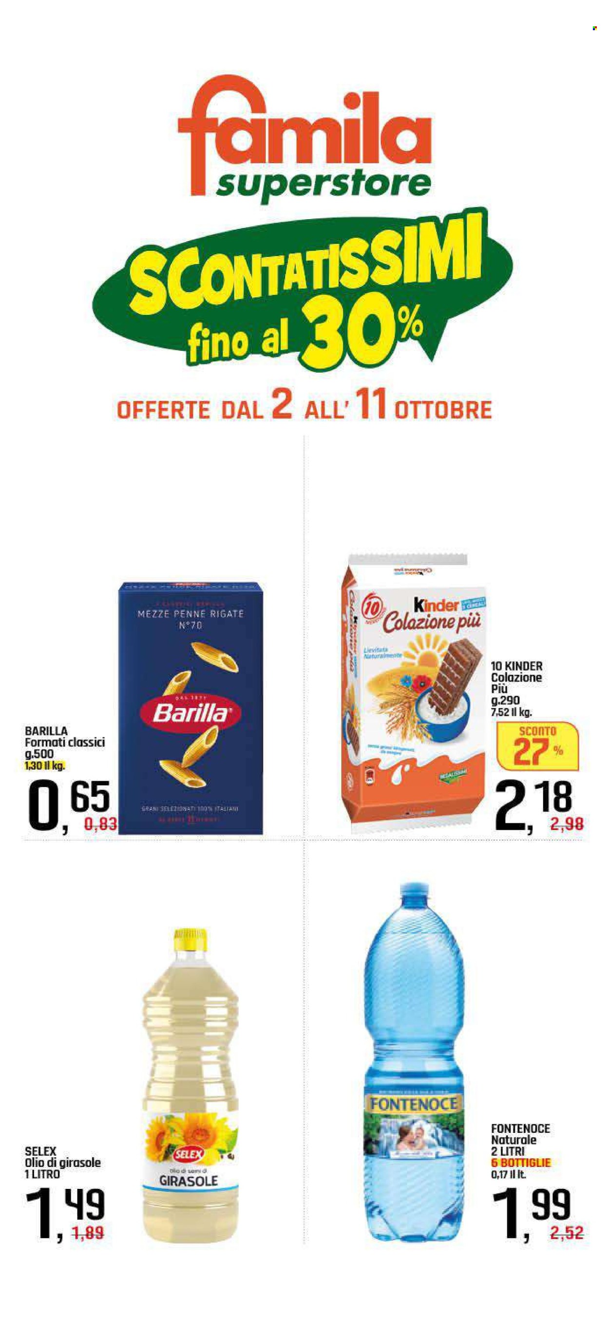 Volantino Famila - 2/10/2025 - 11/10/2025. Pagina 1