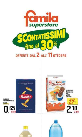 Volantino Famila - 2/10/2025 - 11/10/2025.