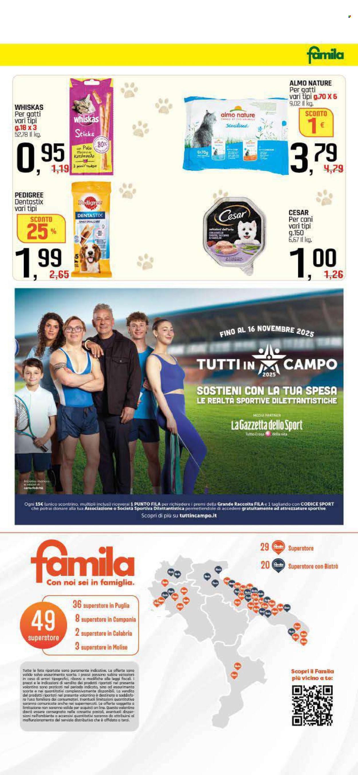 Volantino Famila - 2/10/2025 - 11/10/2025. Pagina 34